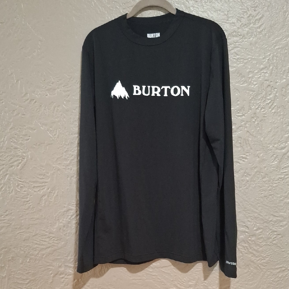 Burton Black Long Sleeve Men's Shirt